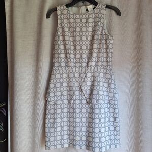 Tibi Structured Peplum Sleeveless Dress Size 2